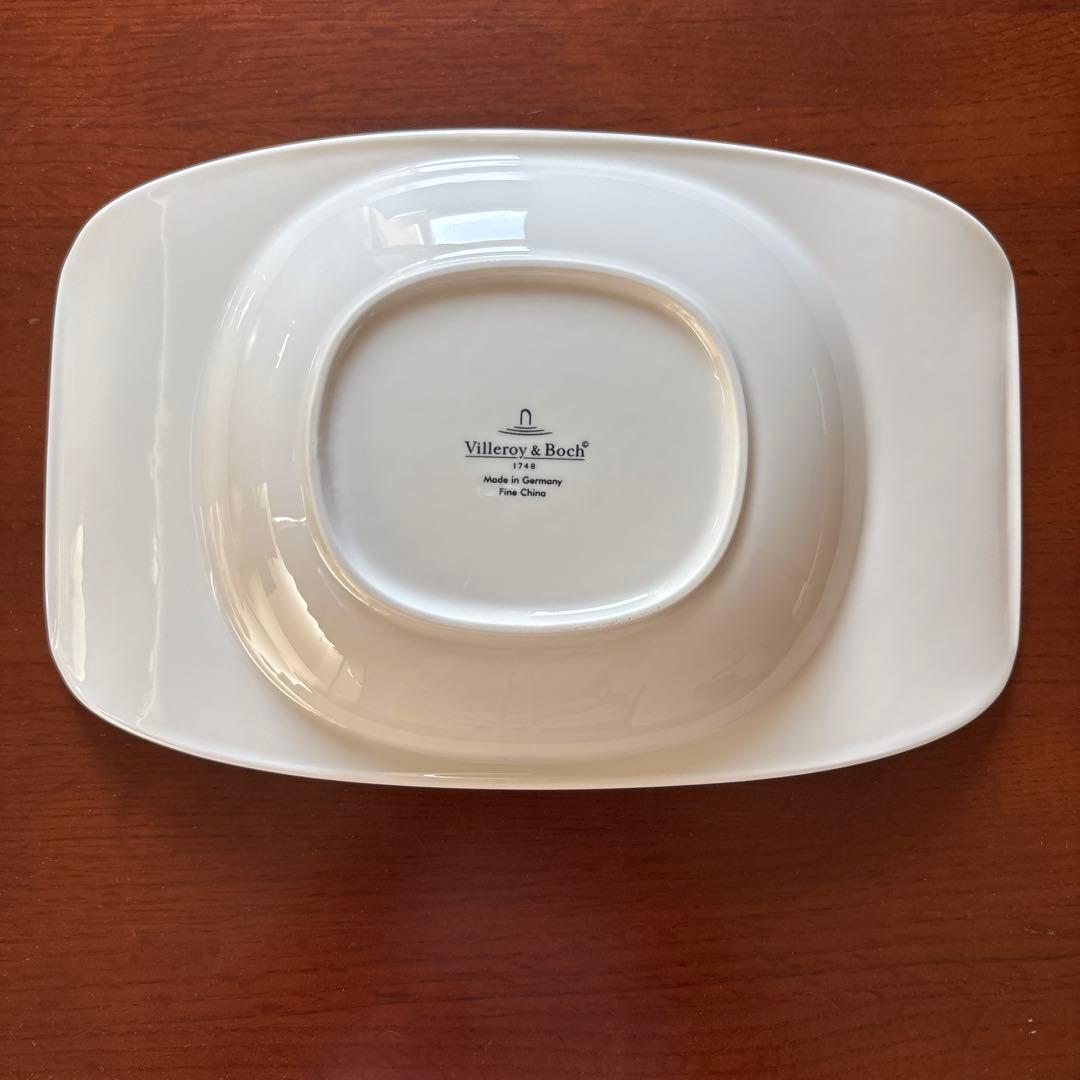 Villeroy & Boch 長方形ボウル洋食器 4枚セット