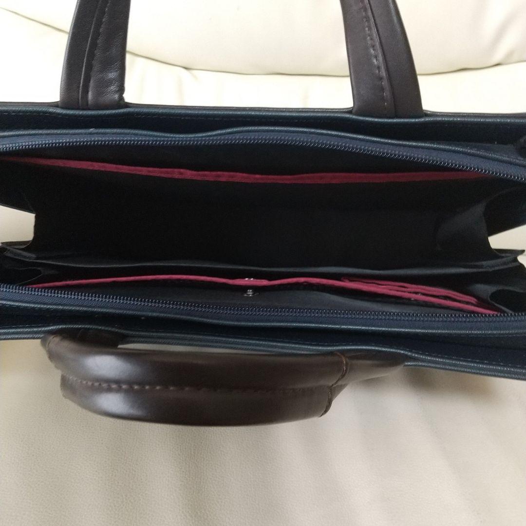 タケオキクチ ビジネスバッグ ネイビー