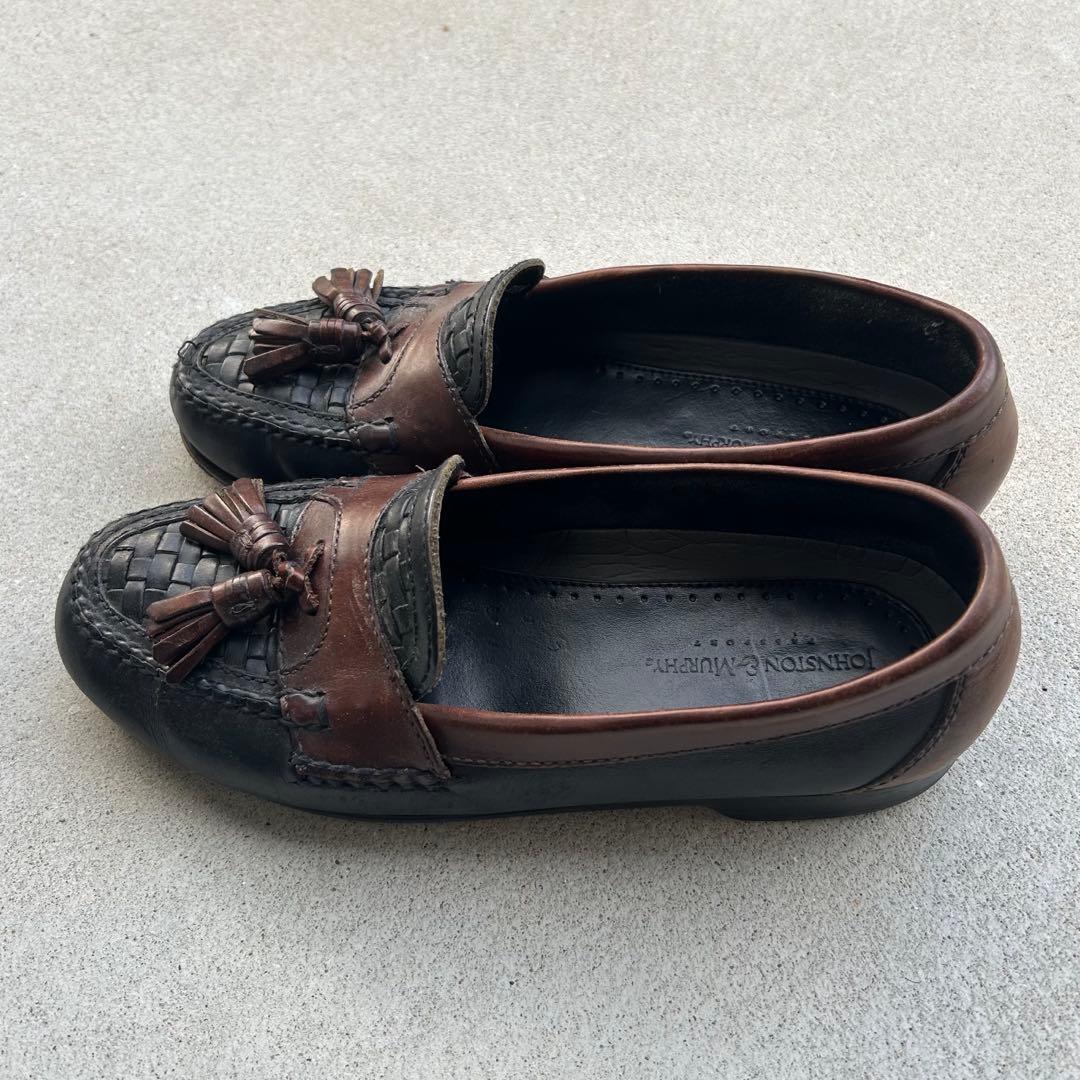 Johnston&Murphy タッセルローファー 2トーン 9 1/2 90s