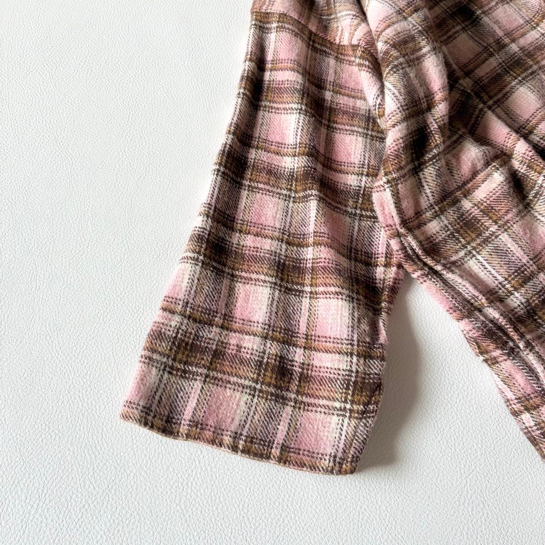 未使用タグ付き✨45R　現行　柔らか インドネルのフリルチュニック　刺繍入り