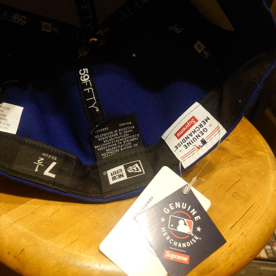 Supreme x New era LA 7 1/2青 新品・未使用品