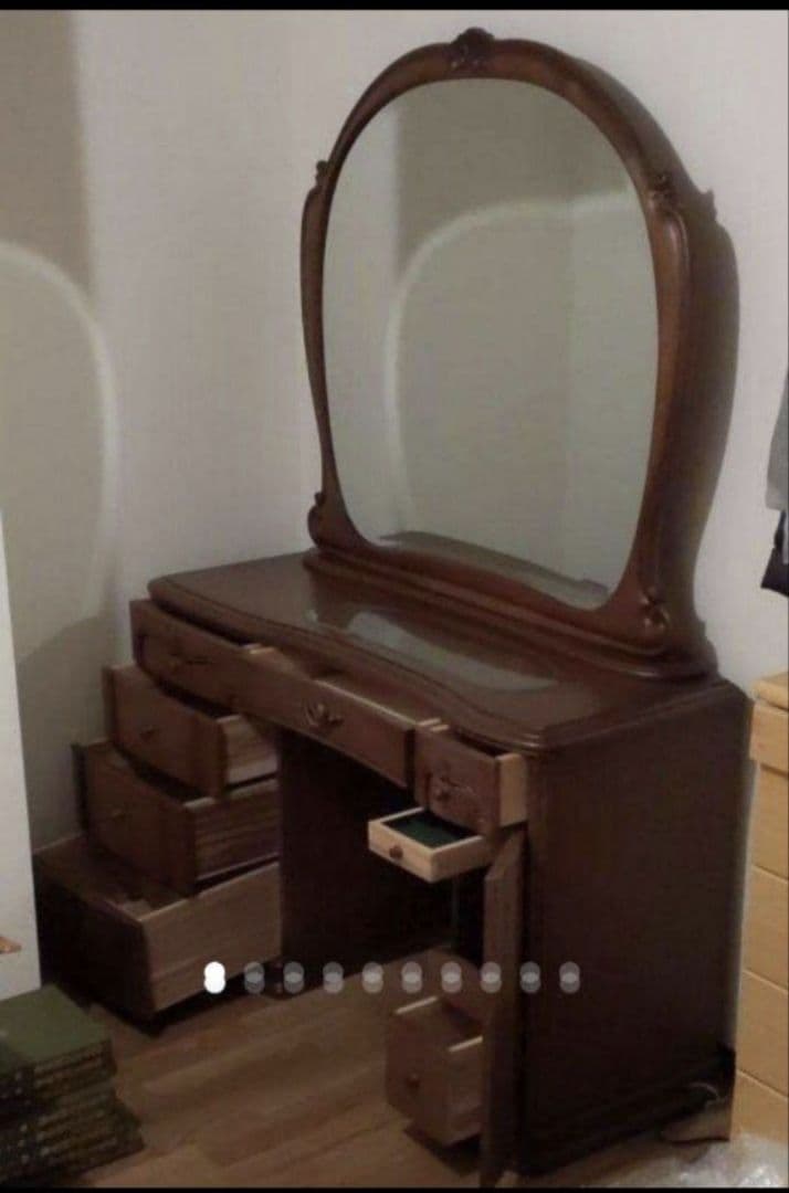 ドレッサー　松永工房　手渡し可　イス別売り　アンティーク　レトロ