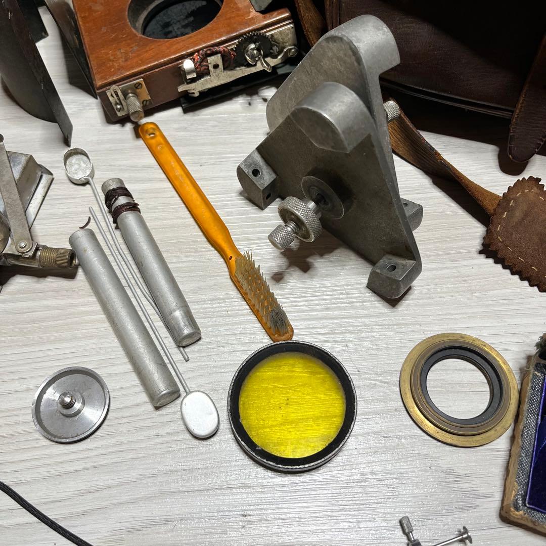 メ*】様 アンティーク　木製カメラ