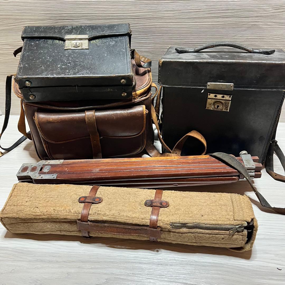 メ*】様 アンティーク　木製カメラ