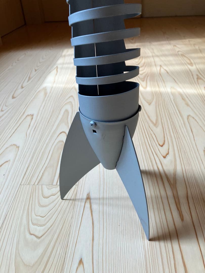 ロケット型　CDラック　スペースエイジ　ビンテージ　モダン　デザイン