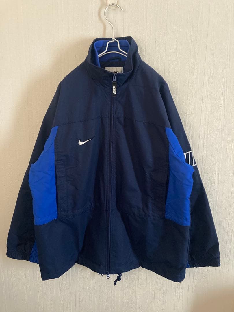 OLD NIKE ナイキ　SET UP セットアップ　ナイロン　刺繍ロゴ　銀タグ