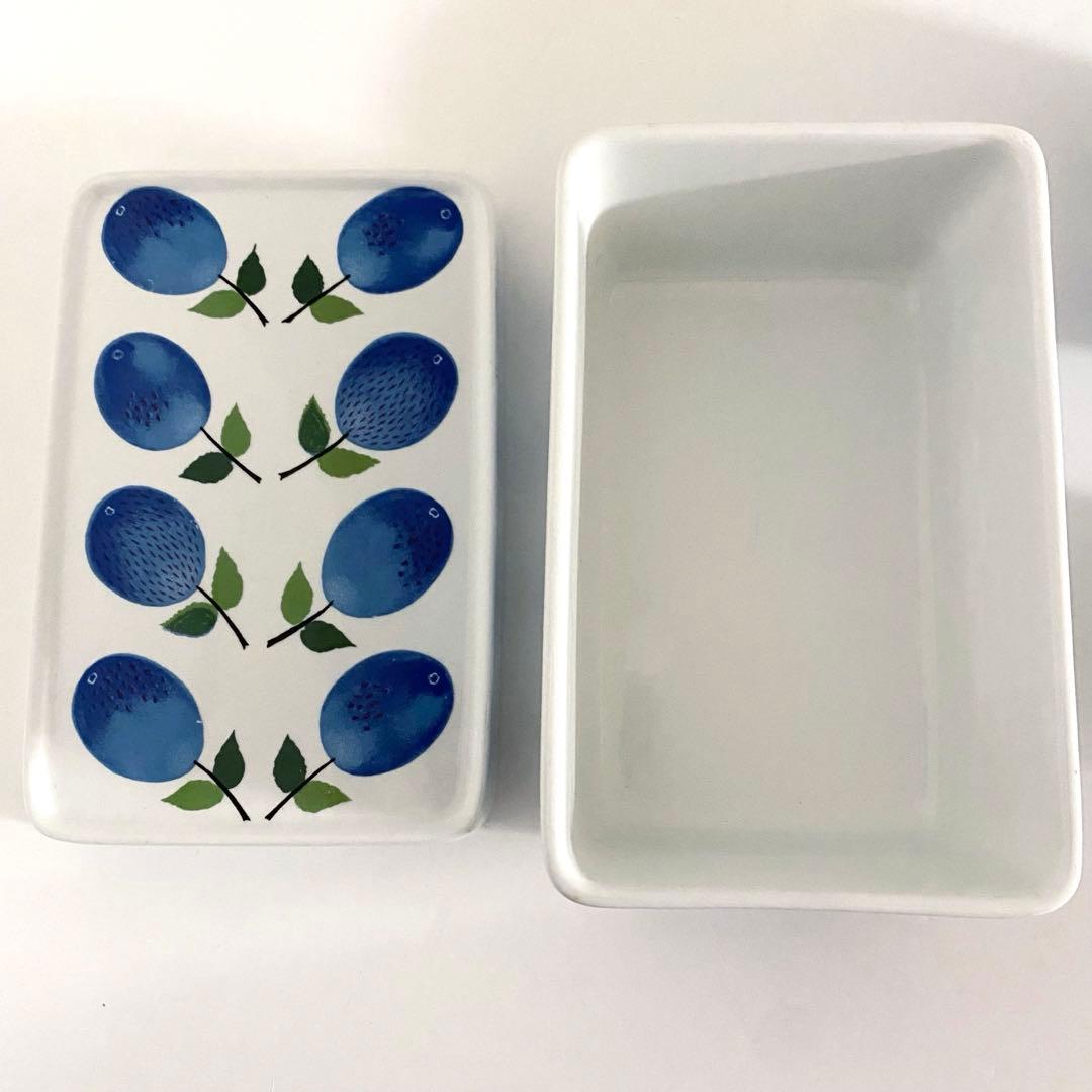 グスタフスベリ プルーヌス バターケース クリーマー シュガーボウル 3点セット