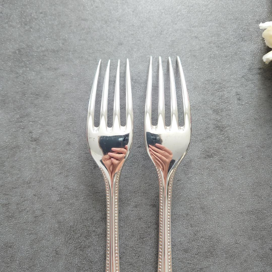 希少 美品 クリストフル パール スタンダードフォーク 2点
