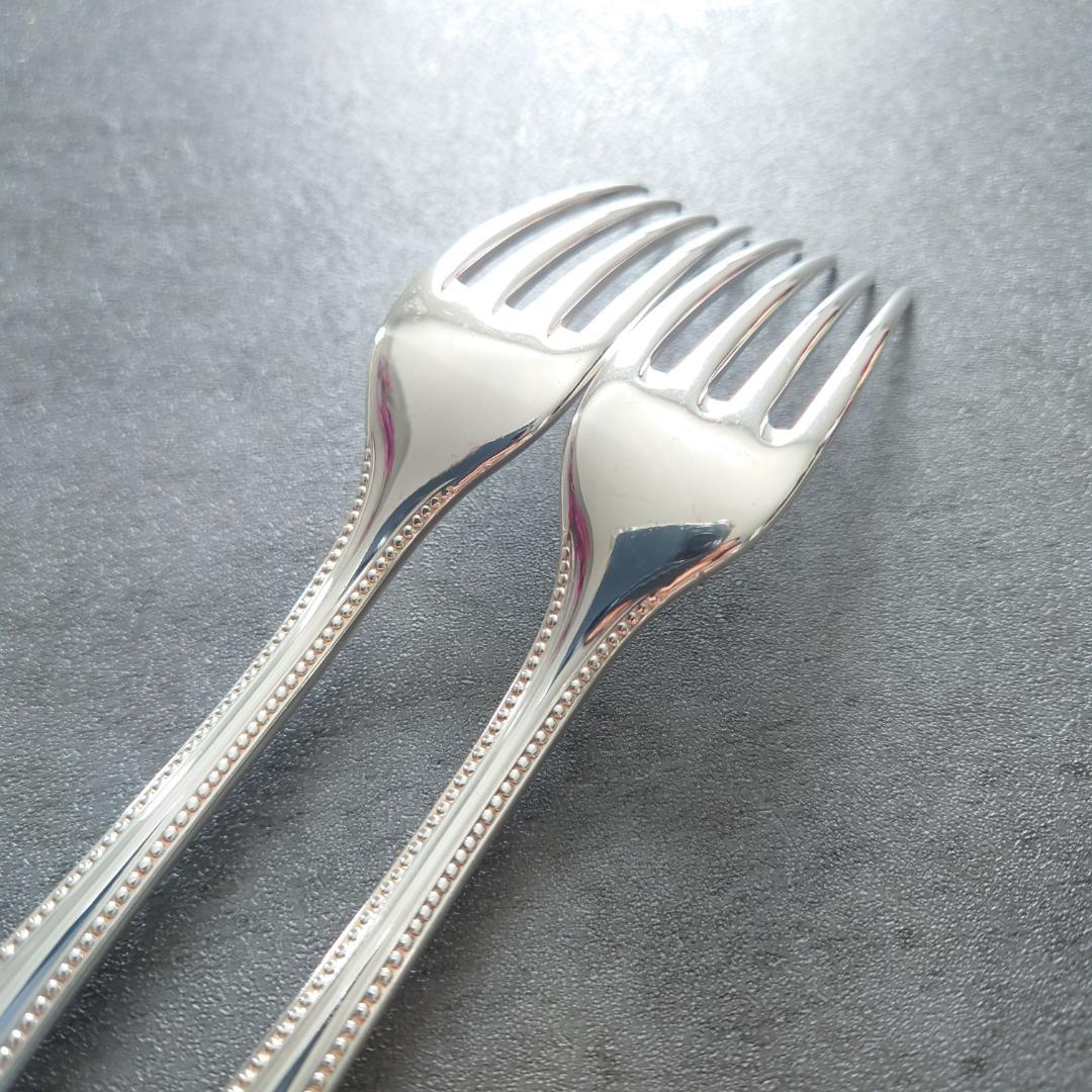 希少 美品 クリストフル パール スタンダードフォーク 2点