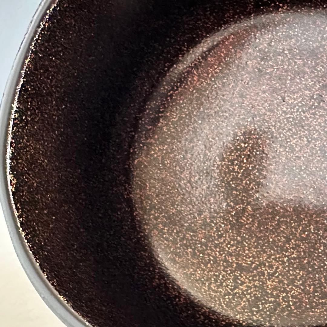 茶道具　乾漆　山寺絵　茶碗　吉田華正　共箱　加賀蒔絵　山形　松尾芭蕉　奥の細道