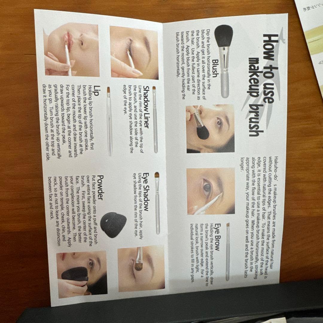 お値下げ！HAKUHODO フェイスブラシ 2本セット