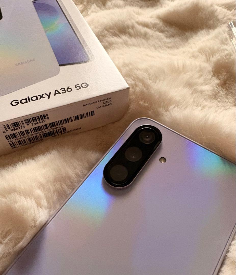 s.　Samsung Galaxy A36 5G 本体 オーサムラベンダー