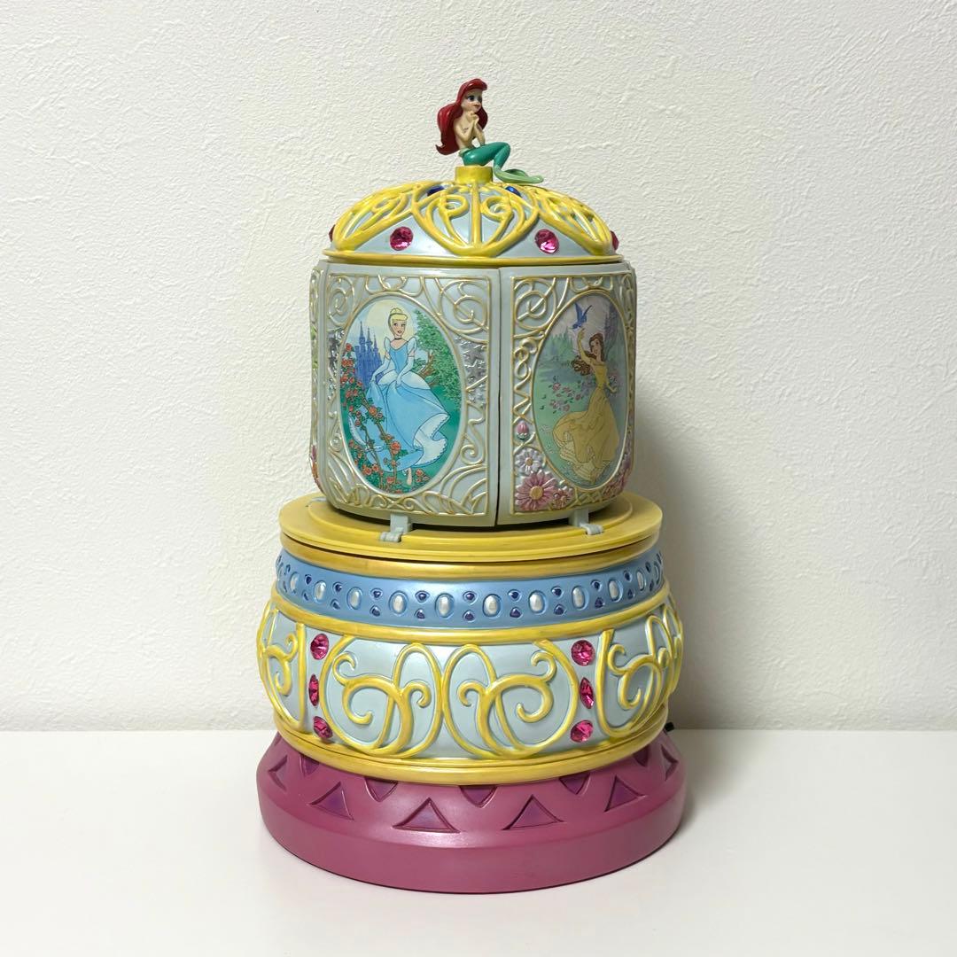 ディズニー　プリンセス　オルゴール　スノードーム