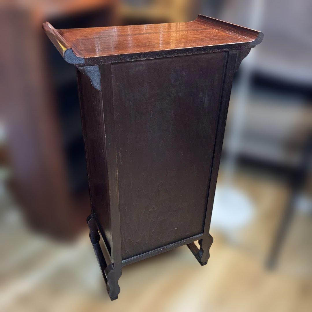 李朝風 薬棚 18杯 真鍮金具 アジアン家具　薬箪笥　アンティーク調　横浜現地