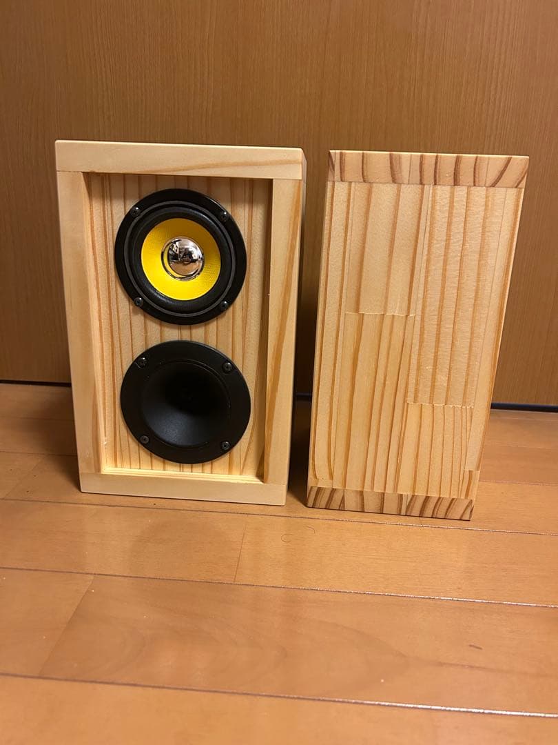 自作スピーカー ピエゾツイーター搭載2WAY密閉型スピーカー