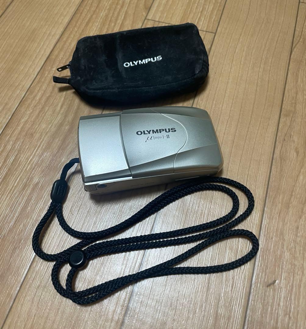 [動作OK]OLYMPUS μ mju IIフィルムカメラ