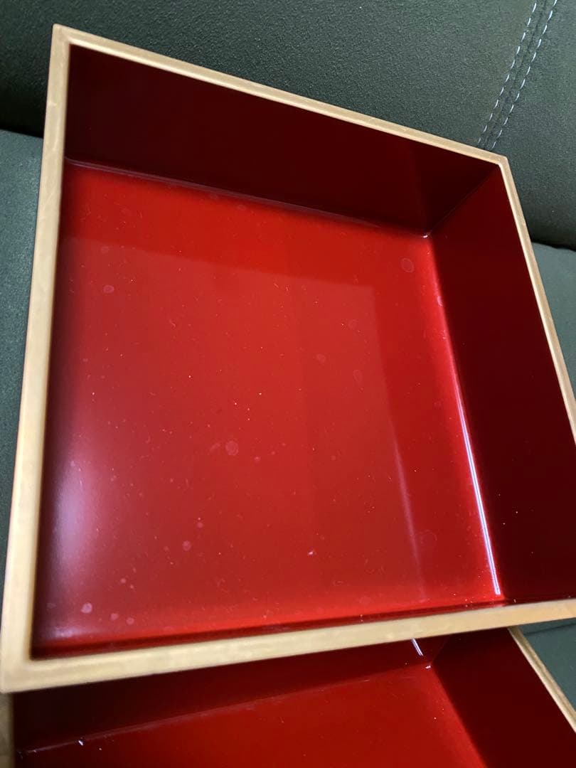 山中漆器 元禄シリーズ 北斎 金彩蒔絵 桜 重箱・銘々皿・汁椀 5個セット