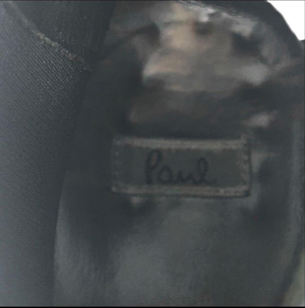 美品 ポールスミス レザーチェルシーブーツ ブラック24.5