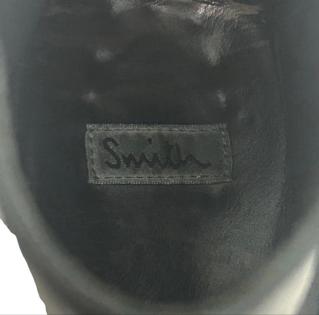 美品 ポールスミス レザーチェルシーブーツ ブラック24.5