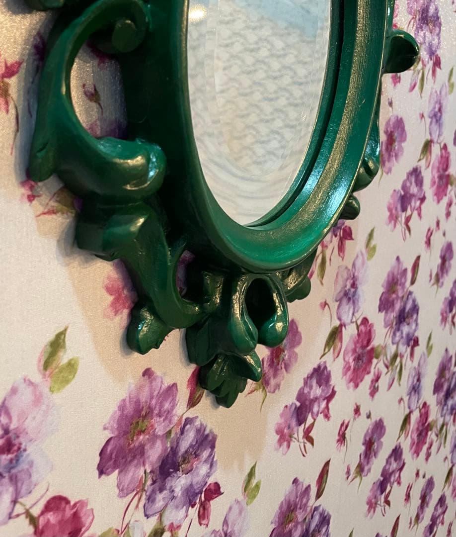 タイムセール　アンティーク　ウォールミラー　ミラー　壁掛け　デコラティブ　希少