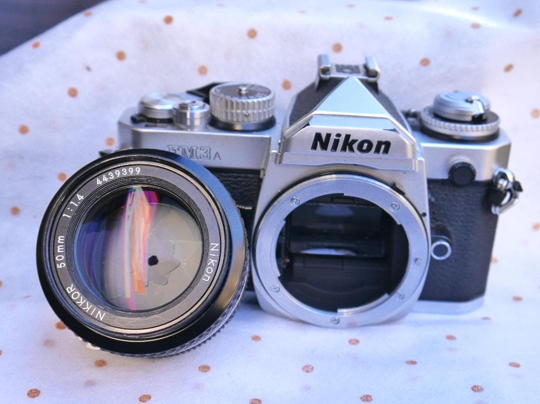 Nikon FM3A レンズ3本(50,20,28mm)セット 付属品多数 格安