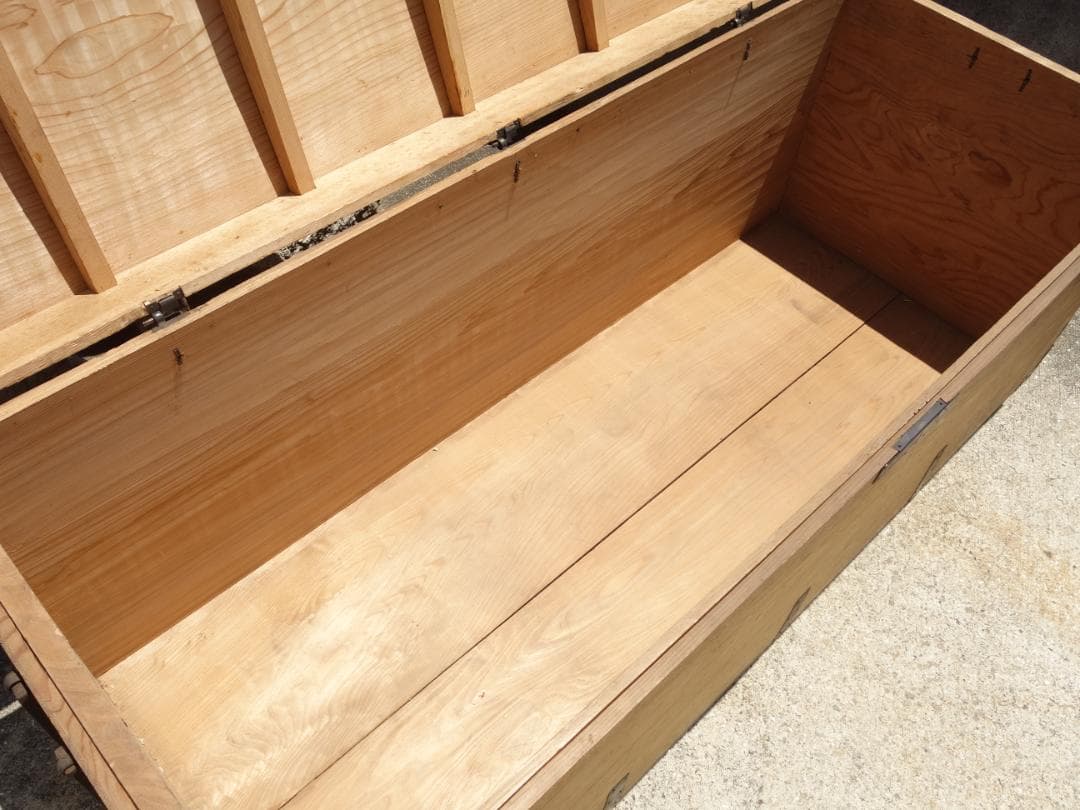 【中古】K▼長持 ながもち 古民具 箪笥 木箱 収納箱 (38642)