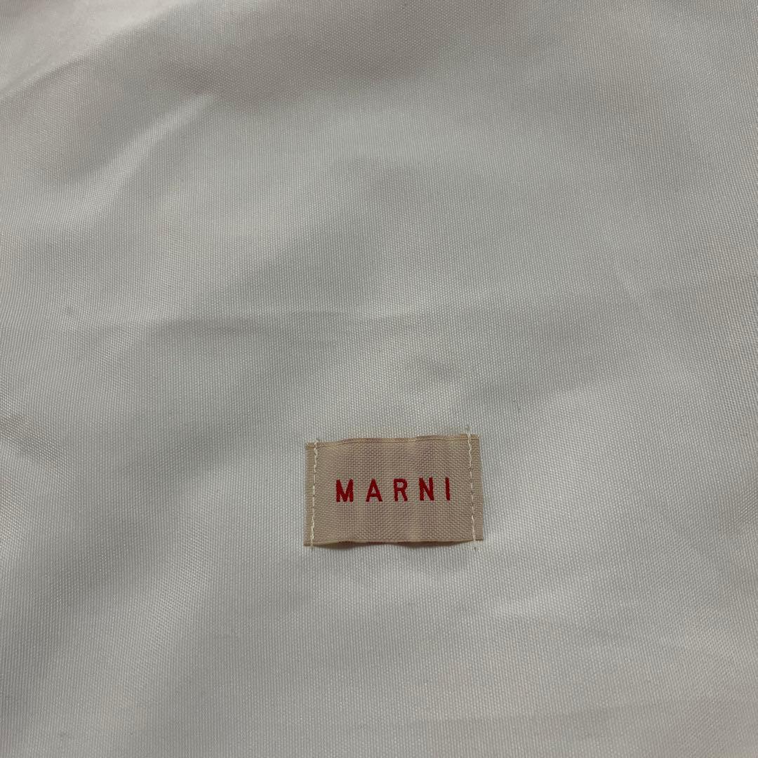 MARNI MARKET かごバッグ 青