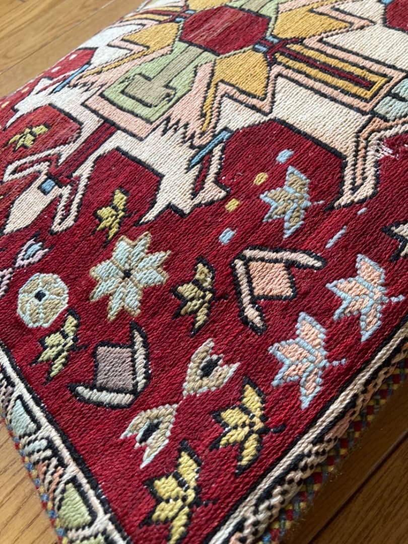 オールドキリムクッションカバー 46cm×42cm No.409