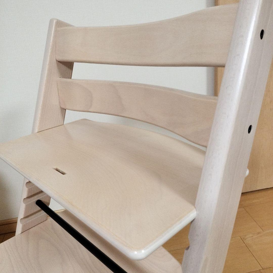 シリアル6　ストッケ トリップトラップ　背もたれ&ベビーガード&トレイ付