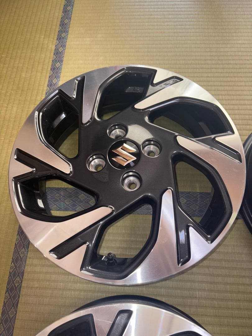 ②スズキMK54S スペーシアカスタム純正ホイール