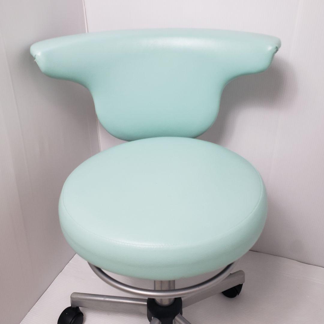 ①病院ドクター用丸椅子　藤沢工業　ACS700LBL　オフィースチェア　送料込み