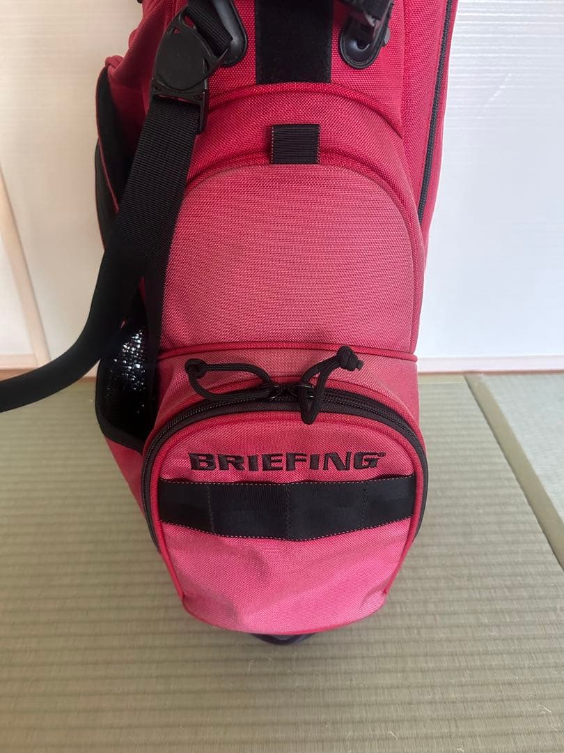 【限定カラー】ブリーフィング キャディバッグ RED