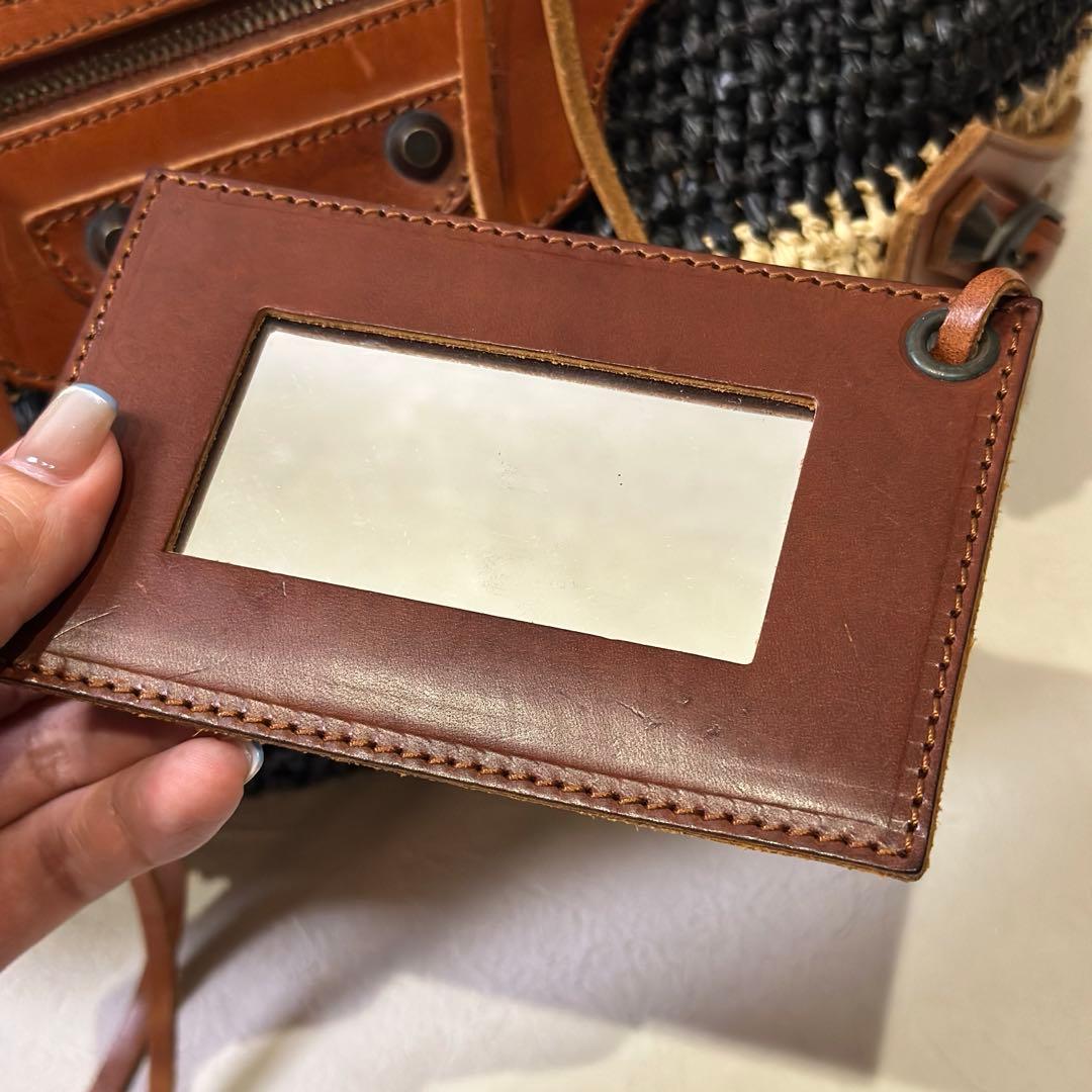 BALENCIAGA Le Cagole raffia bag cityシティ
