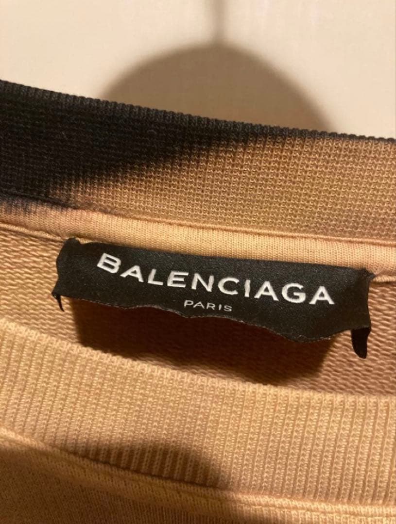 バレンシアガ　ブリーチ　スウェット　XS