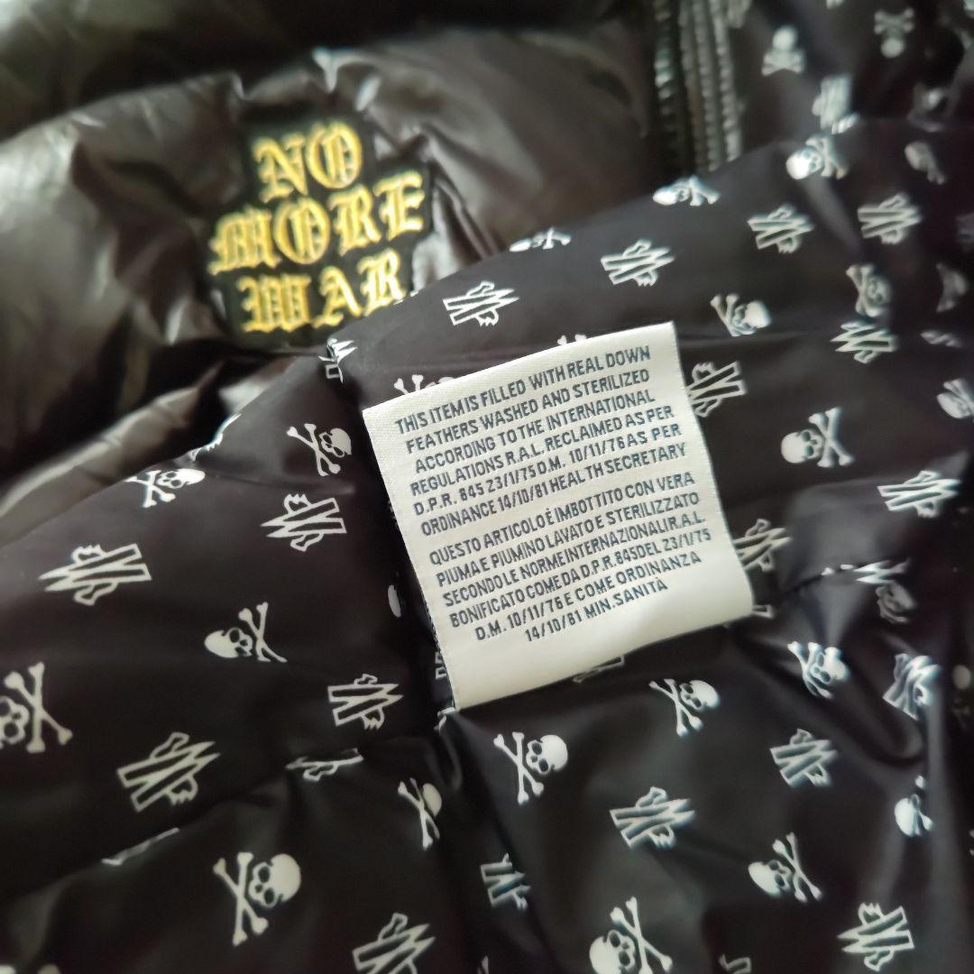 ワッペンブラックダウンジャケット