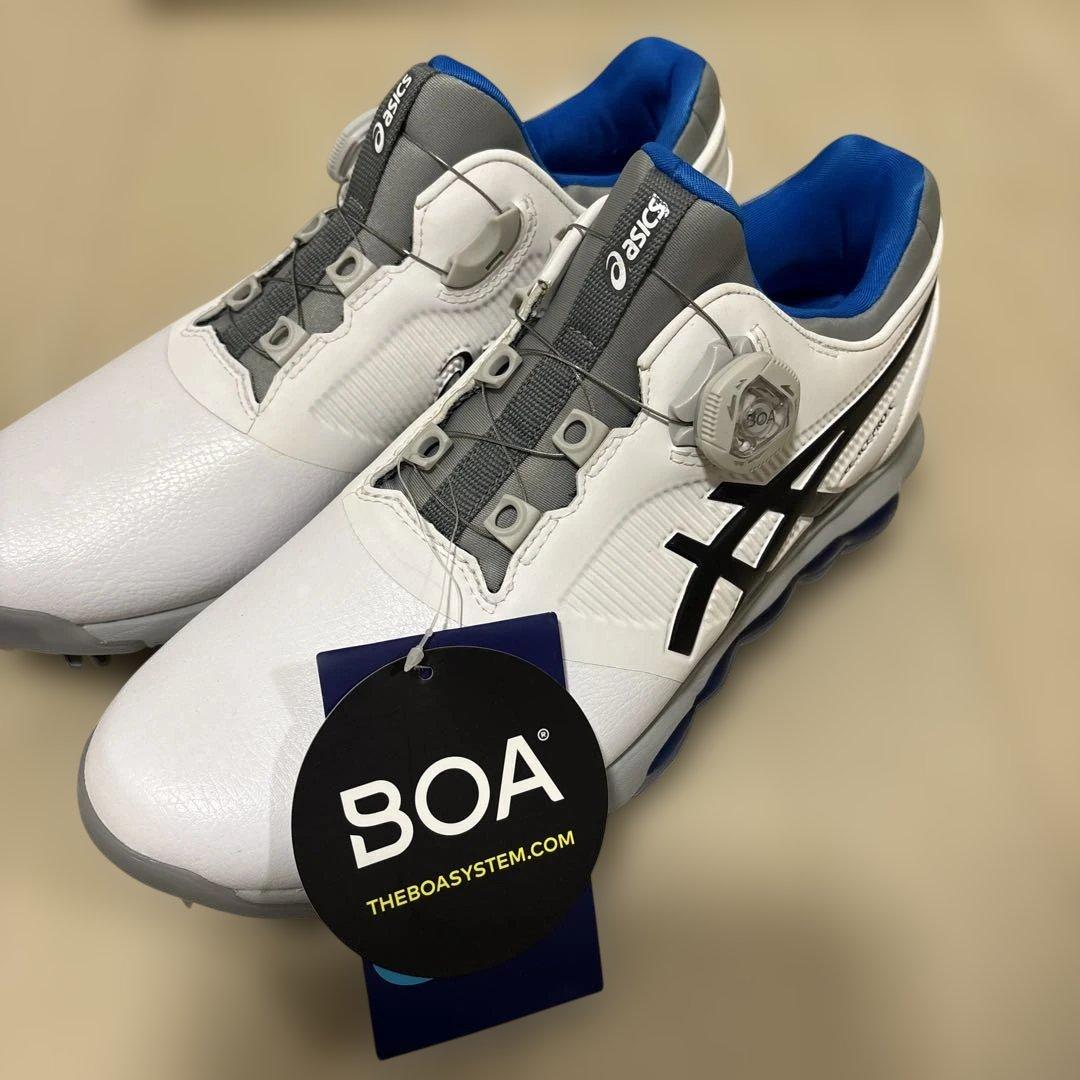ASICS ゴルフシューズ ホワイト25センチ