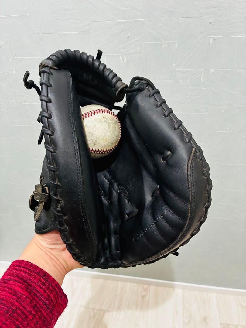 超希少 ミズノプロ 硬式用 キャッチャーミット 最高級 ビッグMラベル 極美品
