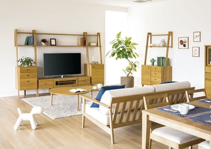 高野木工 TAKANO MOKKOU TVボード ホワイトオーク 138センチ