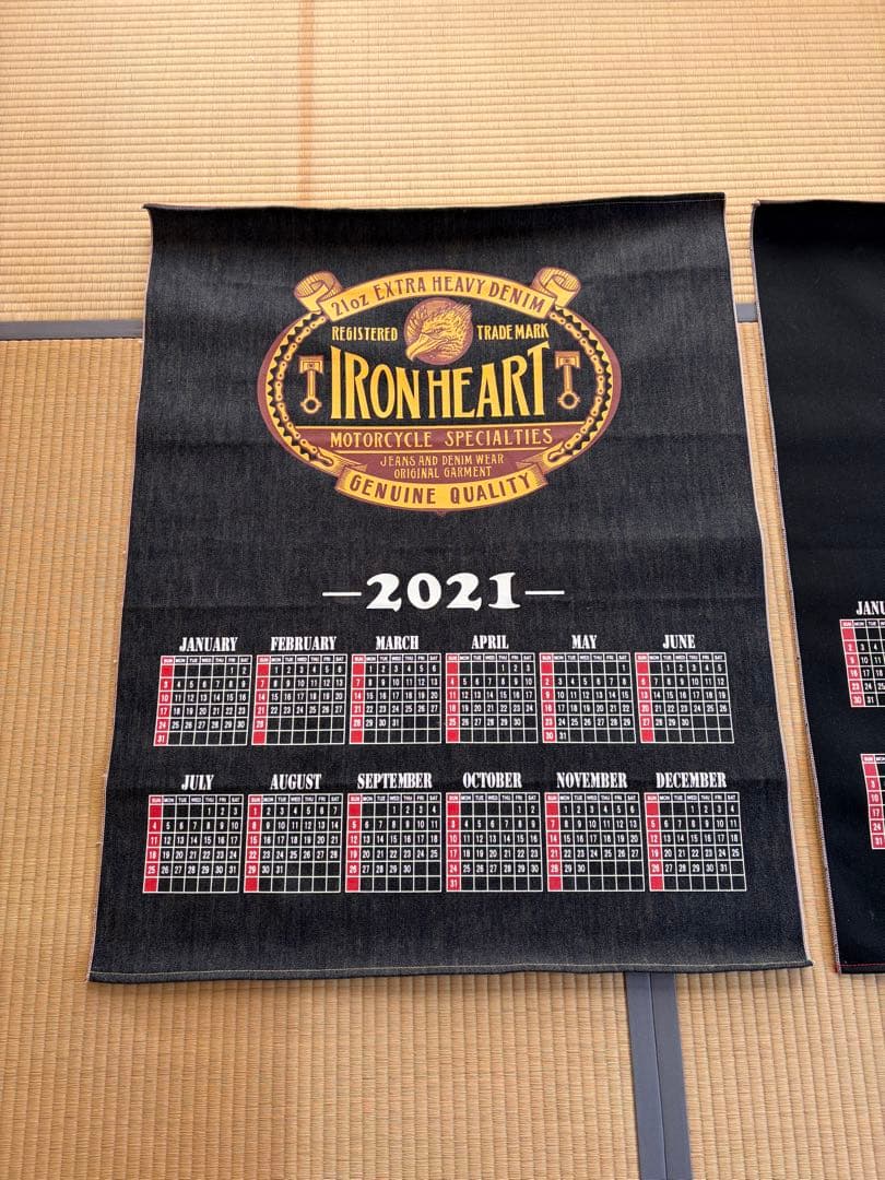 アイアンハート　デニムカレンダー（2021、2022、2023）