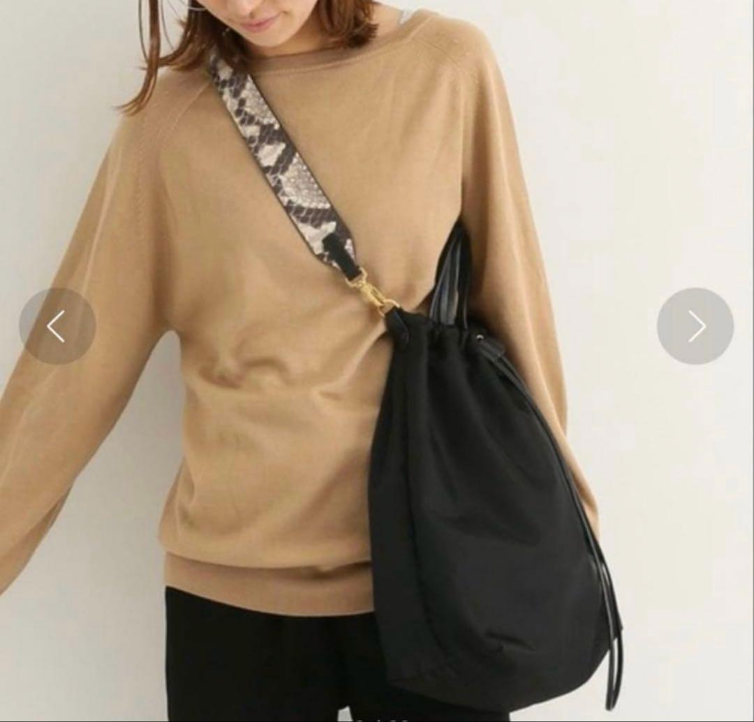 ★美品★ORSETTO オルセット パイソン ワンショルダーバッグ ブラック