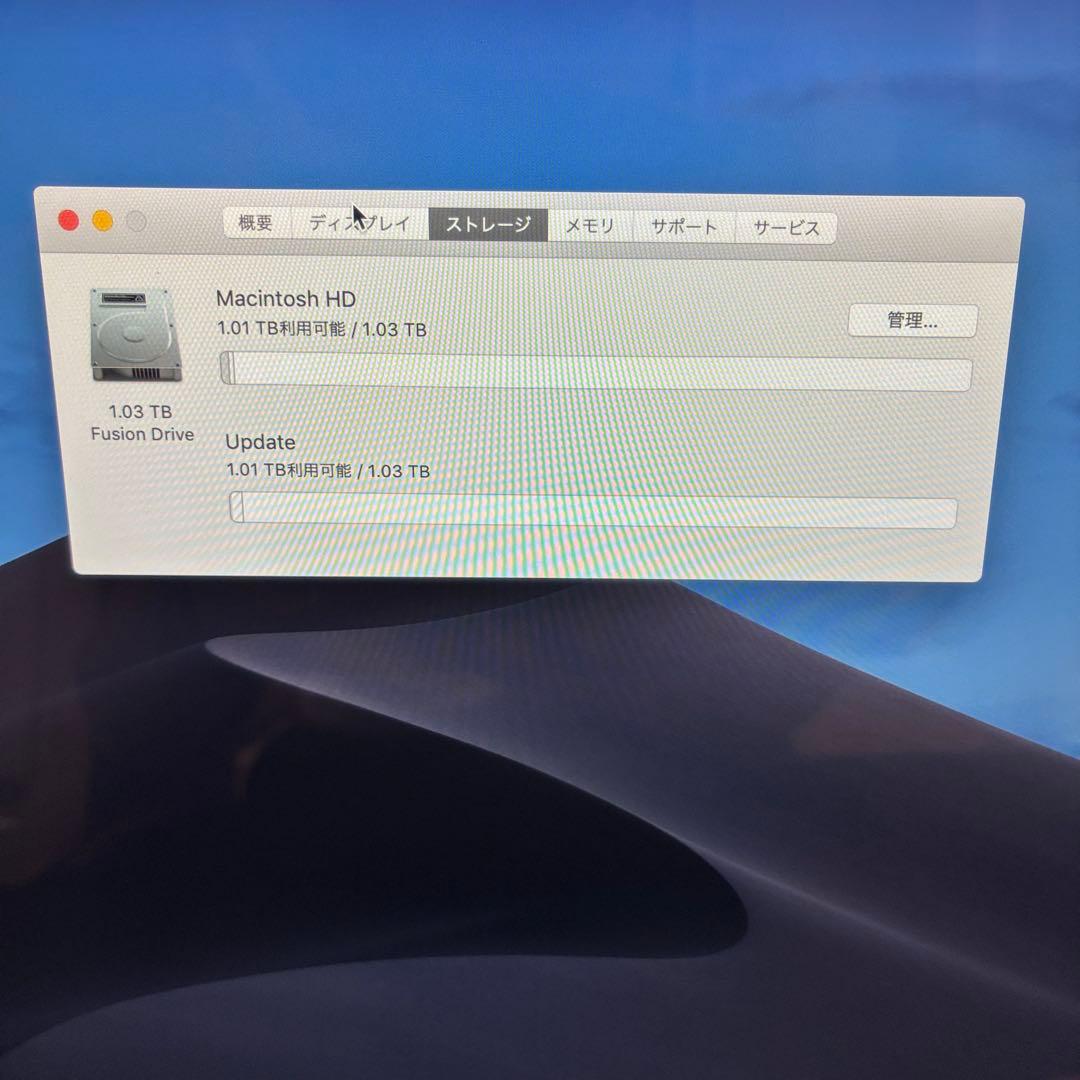 美品！Apple iMac 2019 32GBメモリー　1TB SSD