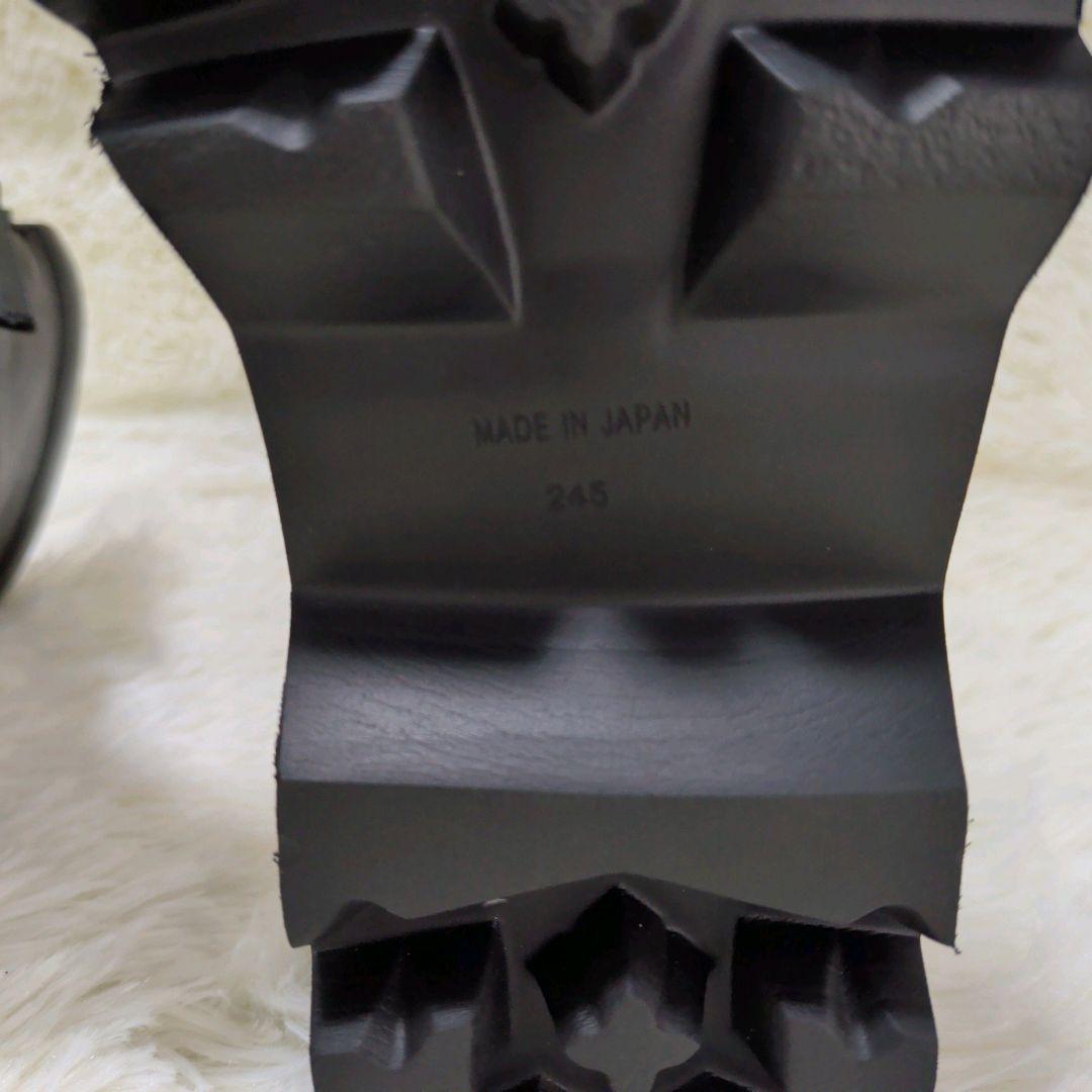 24AW✨️現行近　卑弥呼HIMIKO　フロントジップブーツ　ブラック　レザー