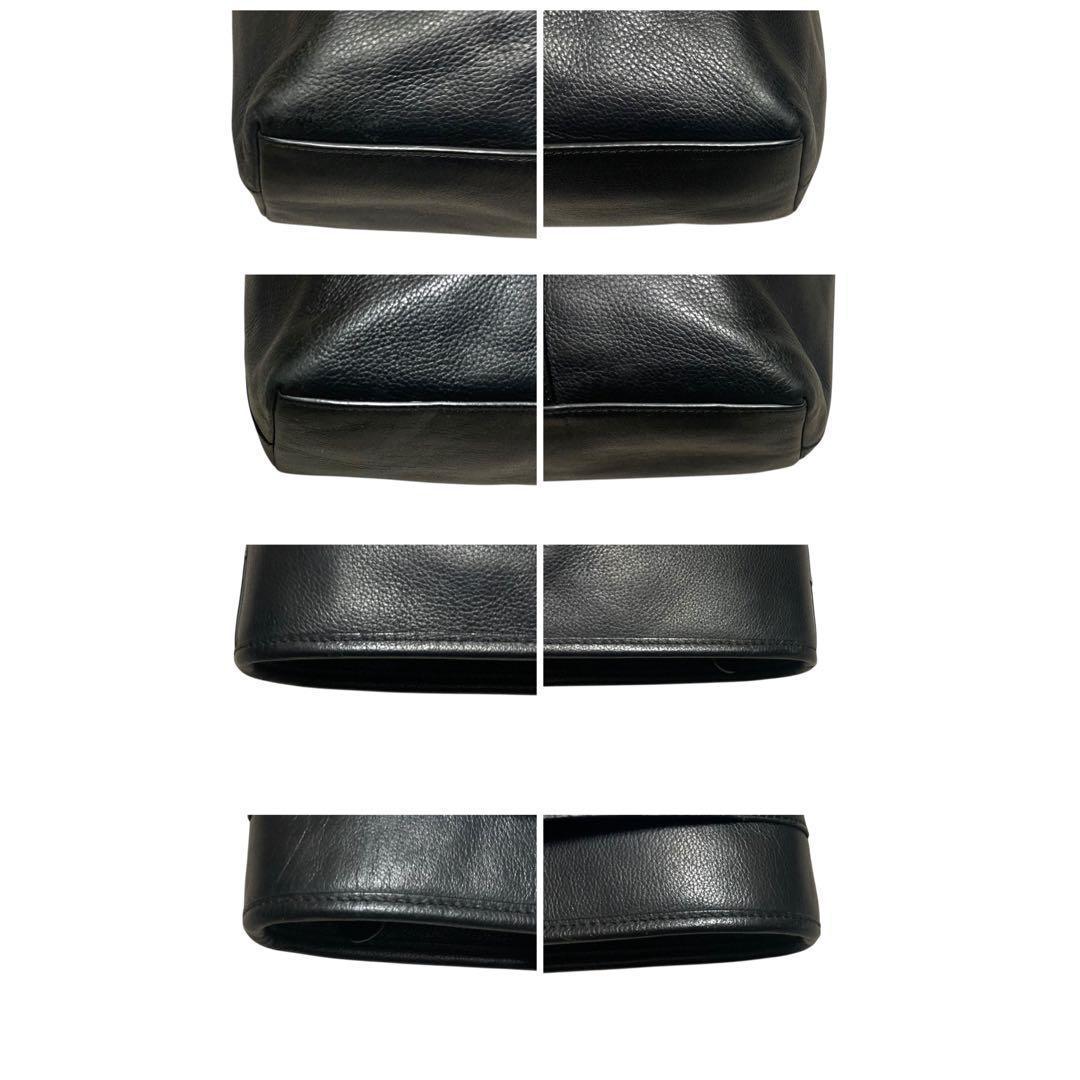 美品　コーチ　ビジネスバッグ　2way　メトロポリタン　A4収納可　レザー　黒