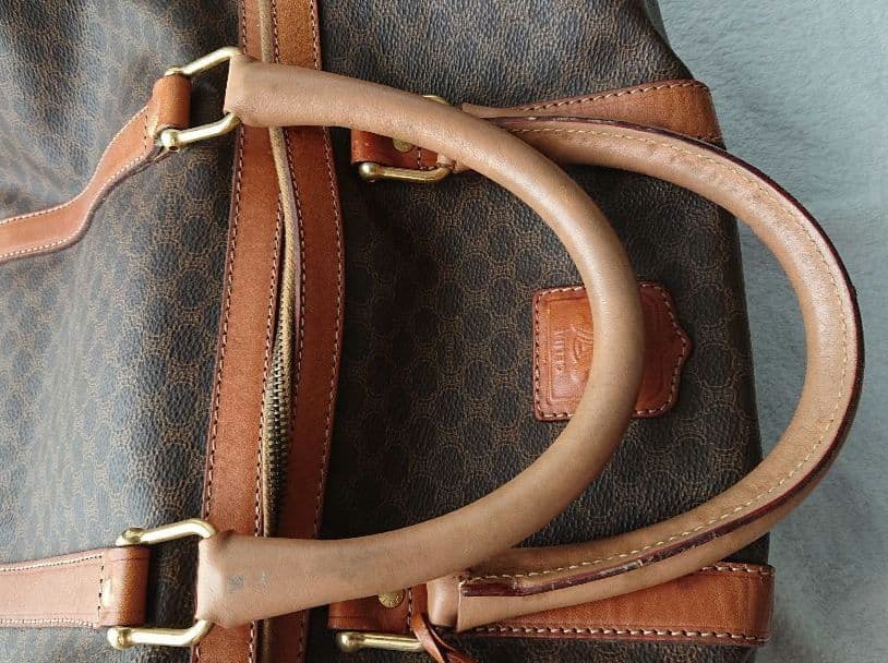 セリーヌ(CELINE)　ボストンバック　M13　ヴィンテージ マカダム柄