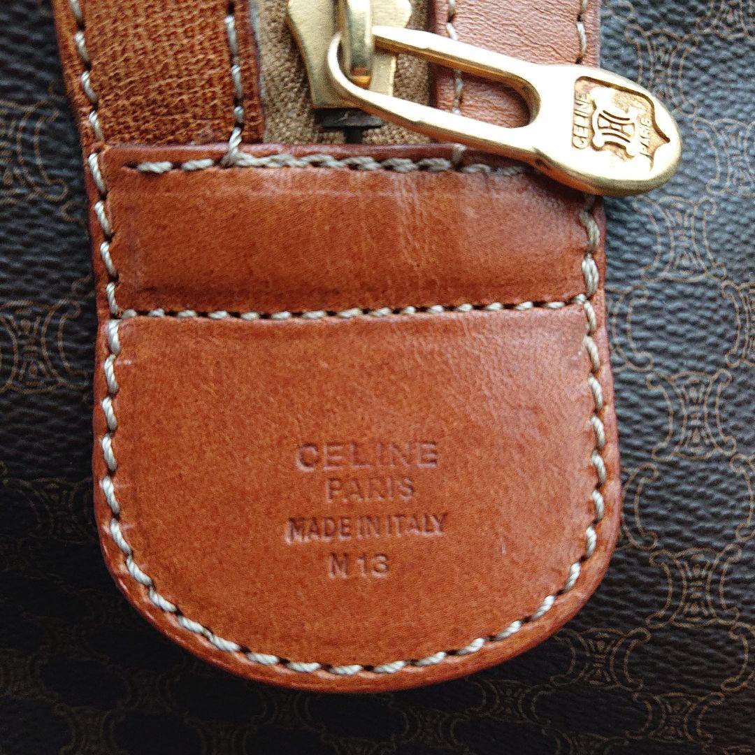 セリーヌ(CELINE)　ボストンバック　M13　ヴィンテージ マカダム柄