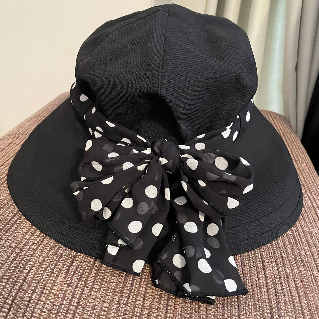 芦屋 ロサブラン バケットハット 100% 完全遮光 ブラック L