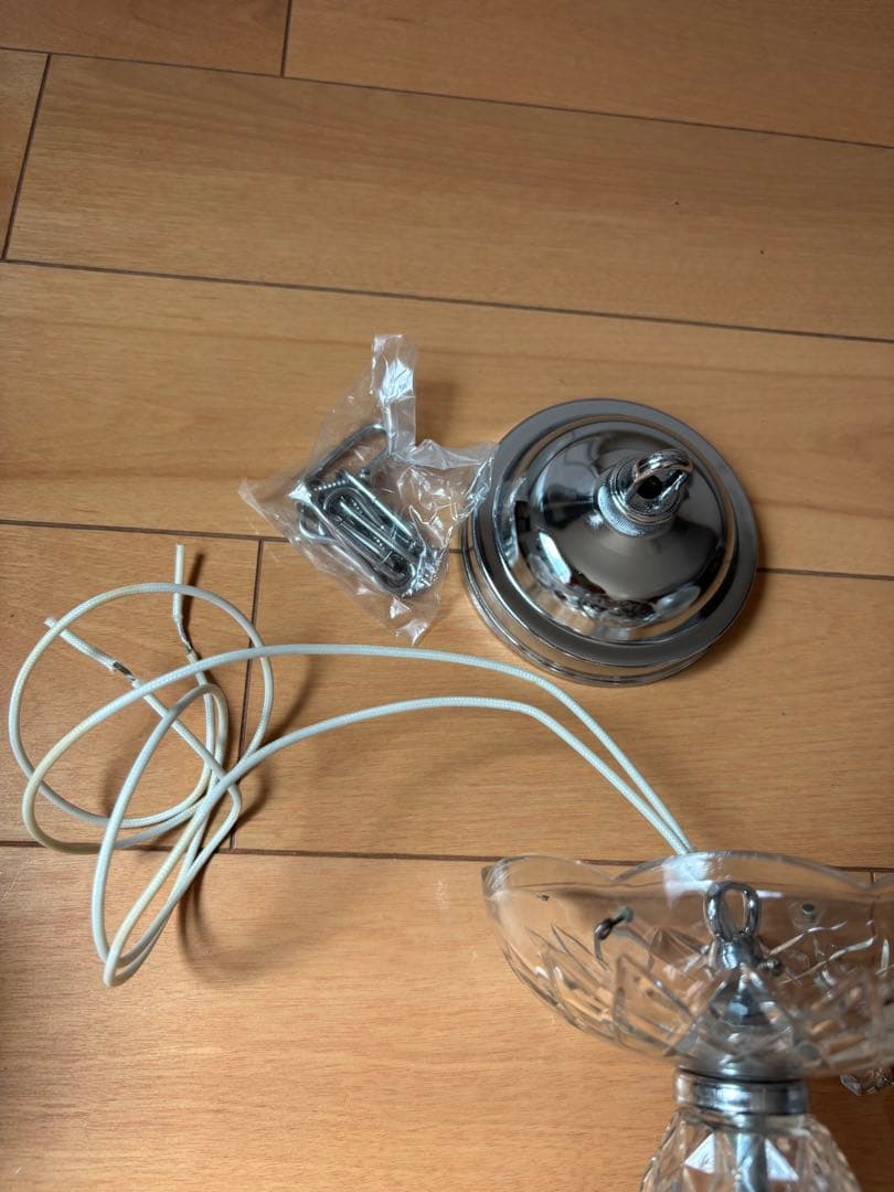 【ひろ】クリスタルシャンデリア【オーヤマ照明】