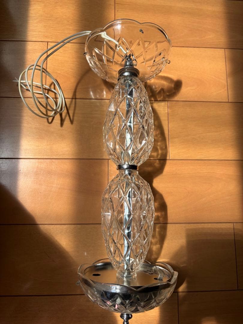 【ひろ】クリスタルシャンデリア【オーヤマ照明】