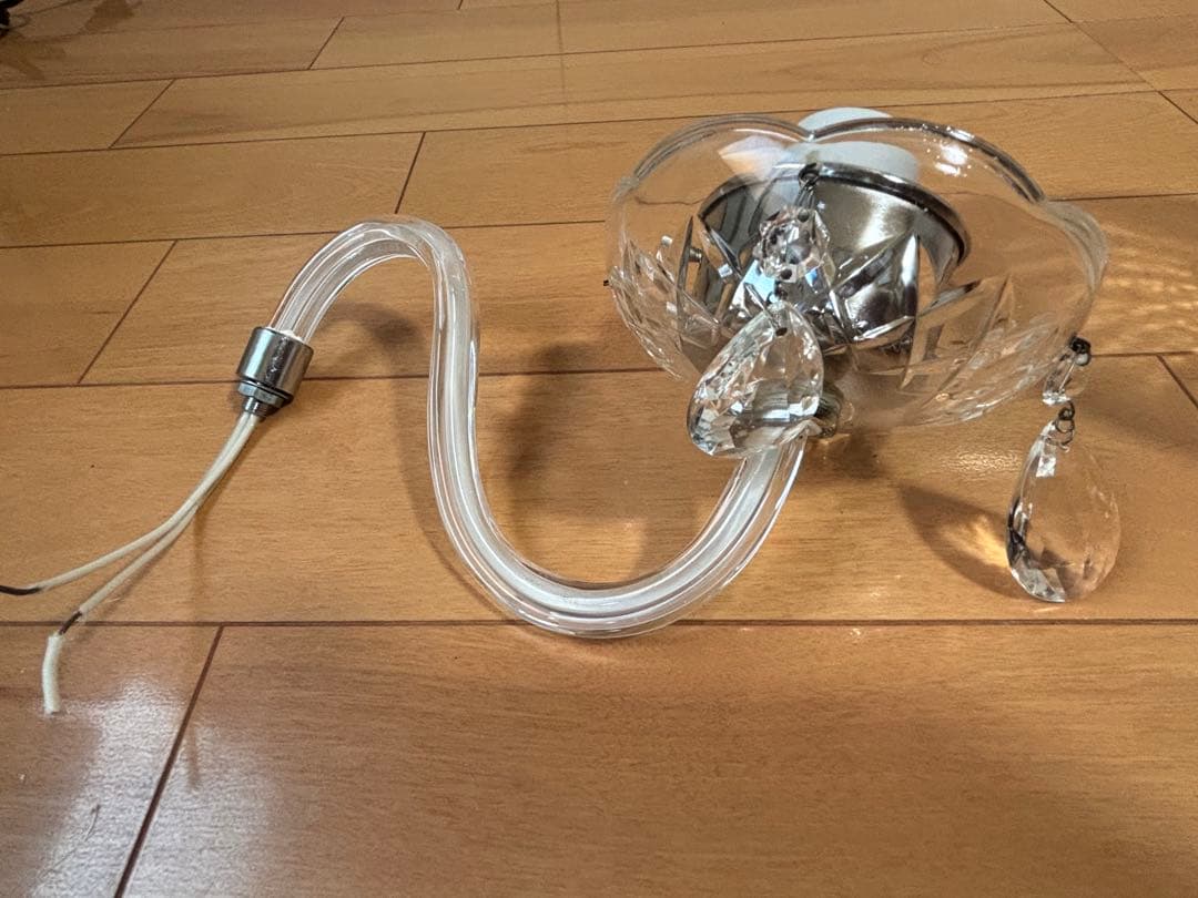 【ひろ】クリスタルシャンデリア【オーヤマ照明】