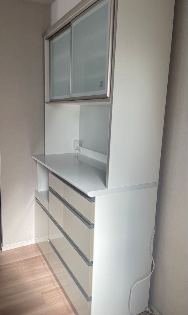 【超美品！匿名送料込み！】綾野製作所　110cm幅　キッチン収納 食器棚